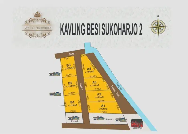 Tanah bagus dekat kampus UII Terpadu jogja