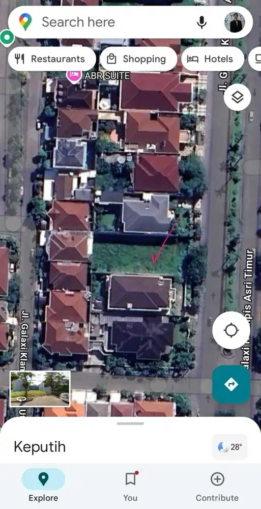 Kavling Terbaik di Galaxy Bumi Permai