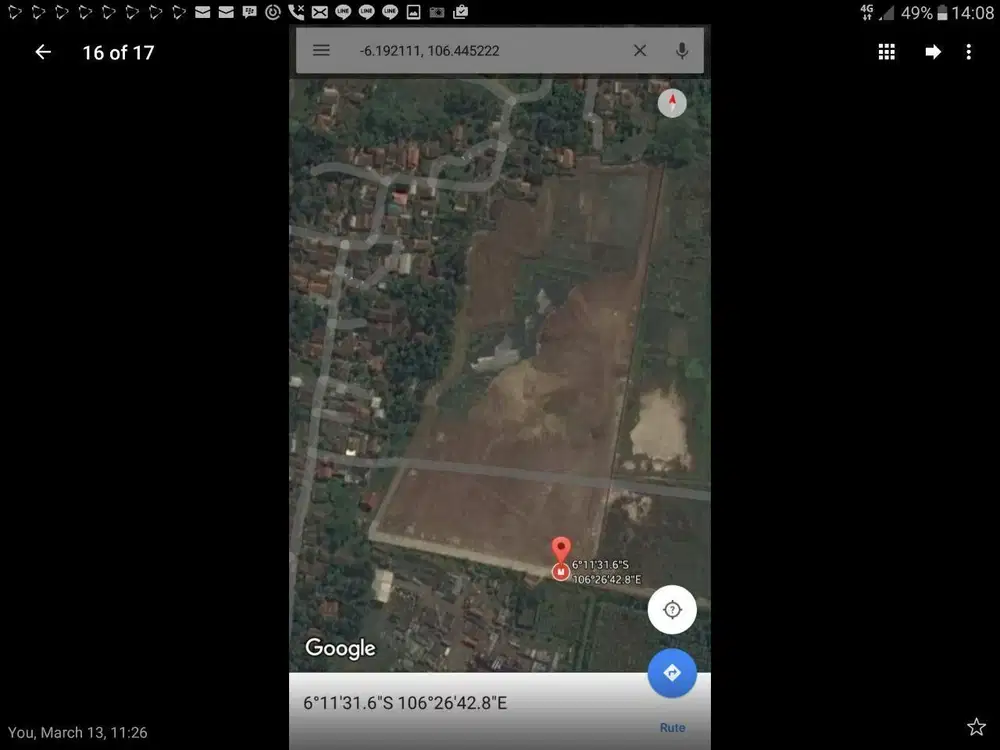 Dijual Tanah Industri 5,5 Ha Siap Bangun di Balaraja Tangerang