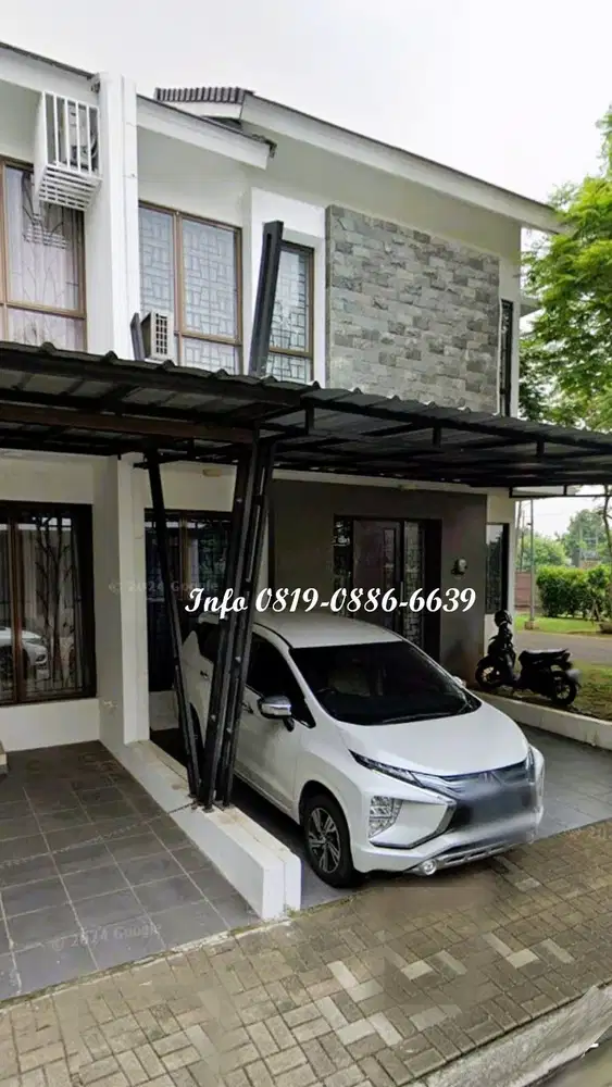 Rumah 2 lantai hook Graha Raya dekat transmart bebas banjir