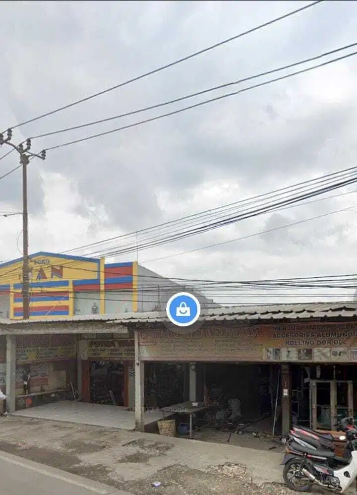 TANAH BANGUNAN CURUG TANGERANG PINGGIR JALAN UTAMA