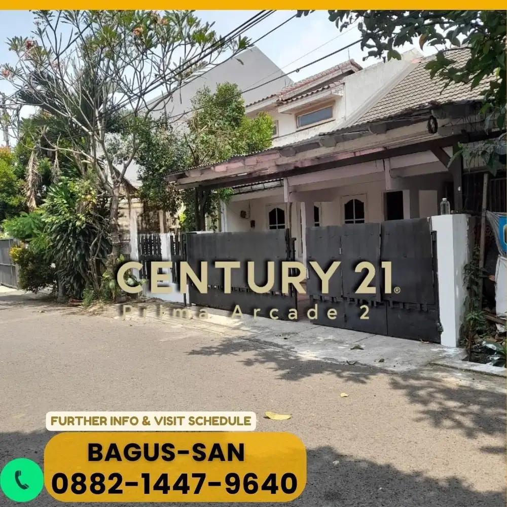 Dijual Rumah Siap Huni Dan Nyaman Row Jalan Lebar di Bintaro Sektor 1