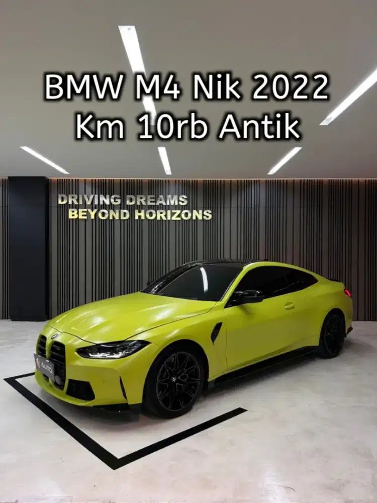 BMW M4 Competition 2022 Kuning Km10rb B22MLB M4C