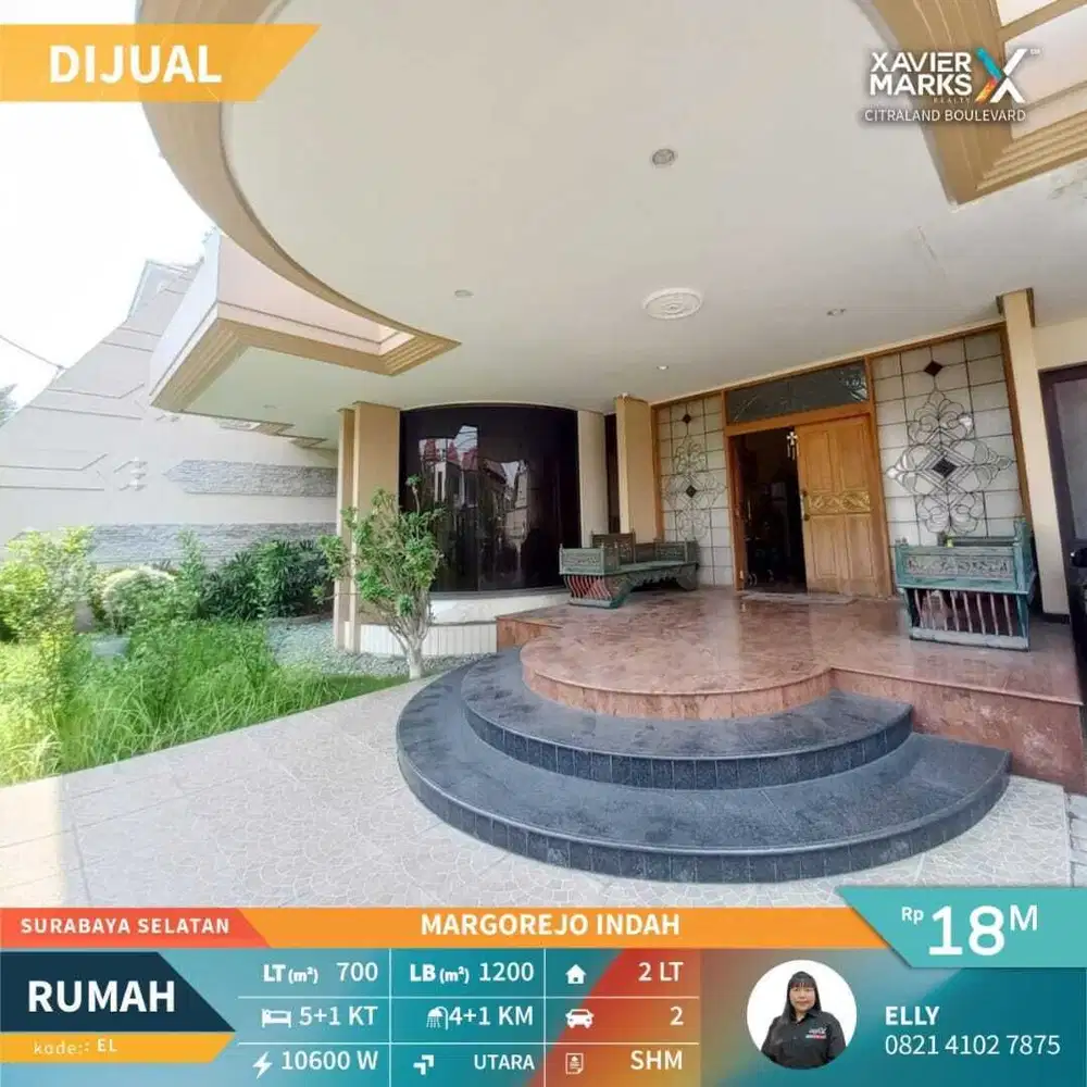 Dijual cepat‼ Rumah terawat.siap huni.di Margorejo Indah