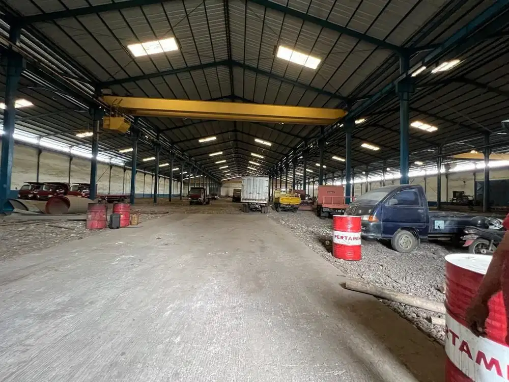 Dijual Gudang di Pergudangan Palem Manis Raya Jatake Luas tanah 3,2Ha