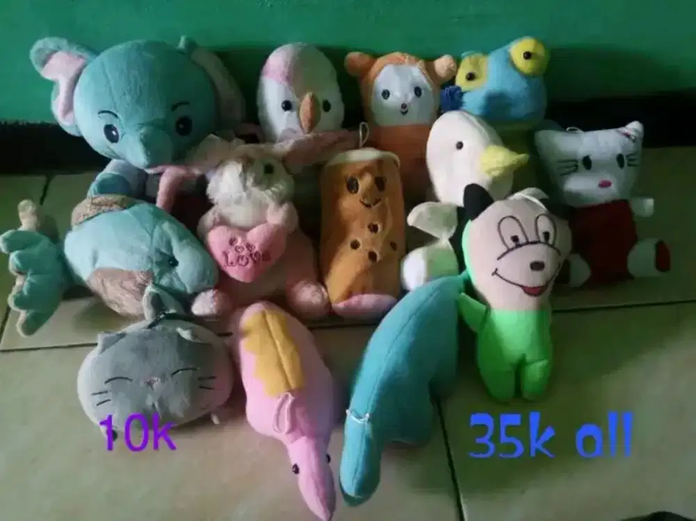 Dijual boneka serba murah