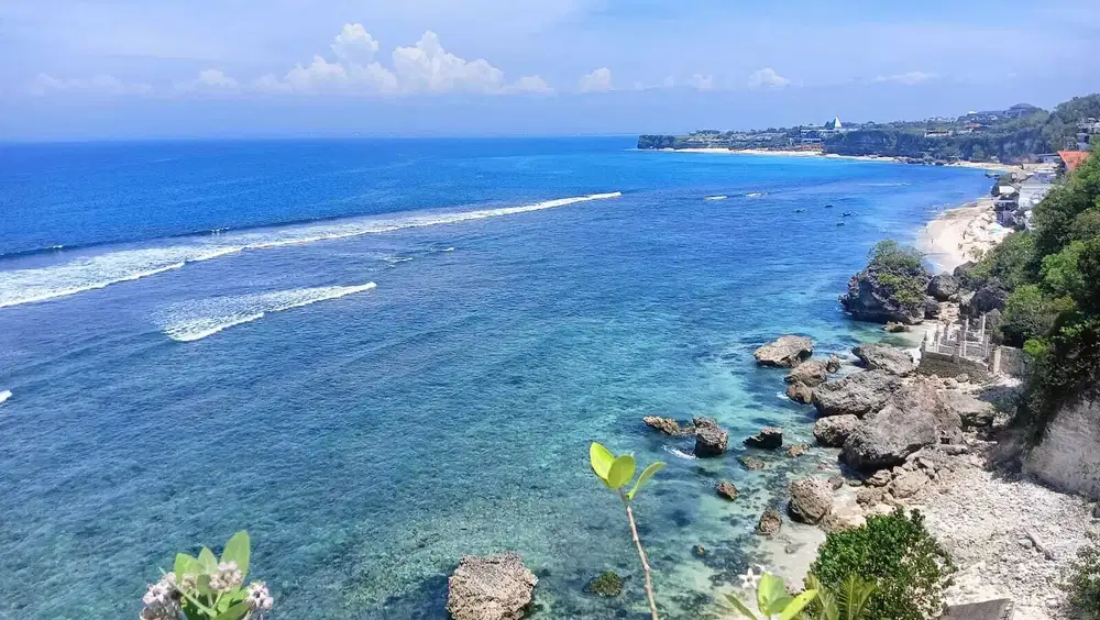 Tanah tebing cliff ocean view dekat Pecatu, Kuta Bali