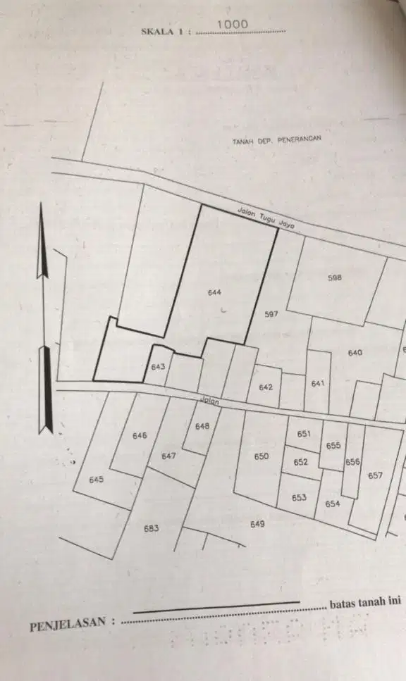 Dijual Cepat Kavling Jl Tugu Jaya Tirtajaya Depok