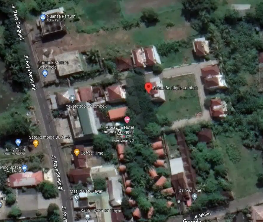 Tanah kapling Batu layar dekat Sukati Boutique villa