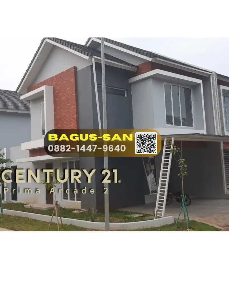HOT SALE  Rumah Hoek 2 LT  Cluster U House Dkt Sta Jurangmangu Bintaro