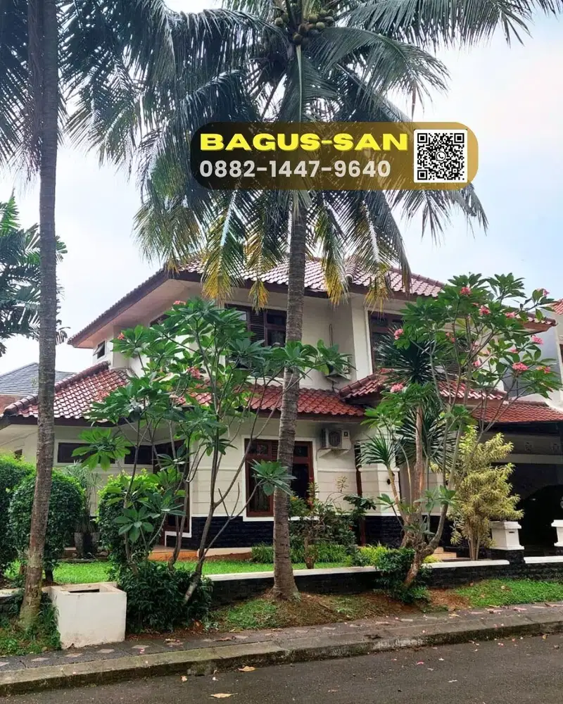 Jual Rumah Mewah Unfurnis Hoek 456 M2 di Graha Taman Bintaro Sektor 9