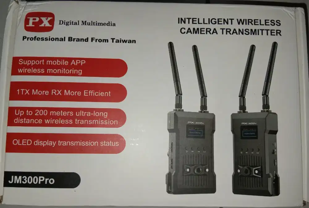 Wireless Video Transmitter System Camera Receiver 200 m 4K PX JM300Pro
