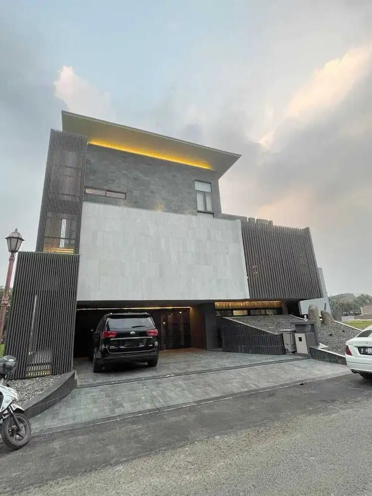 RUMAH TERMEWAH ARISTOTELES GADING SERPONG DESIGN JAPANESE FULL FURNISH