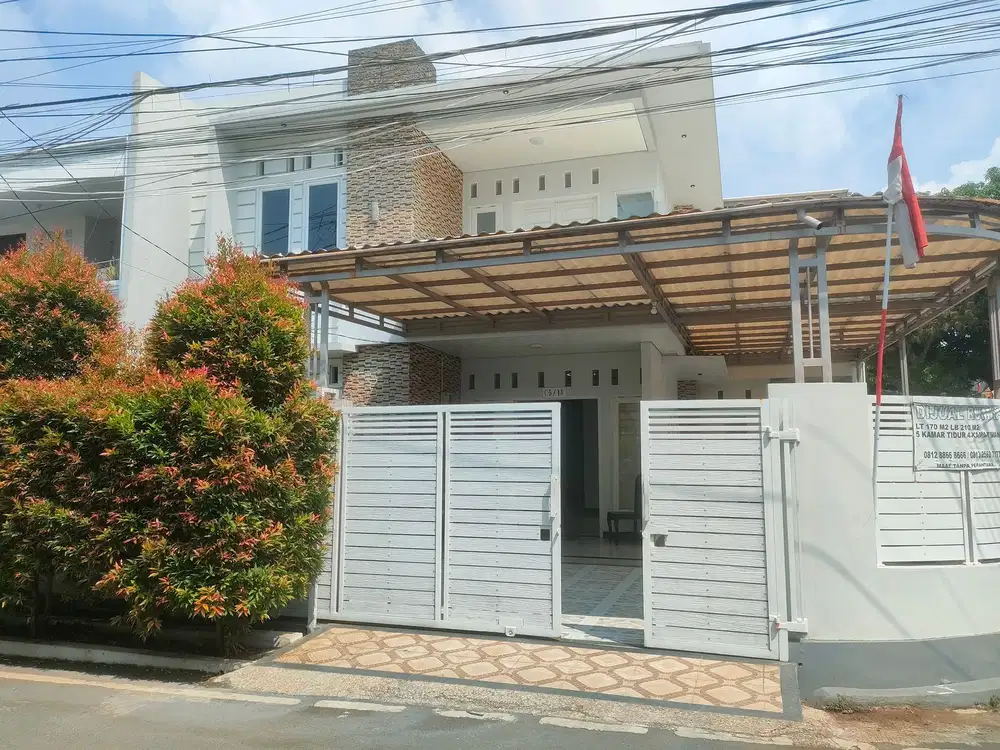 Rumah Luas 5 KT 9 Menit ke Stasiun Klender Baru Bebas Banjir J-37210