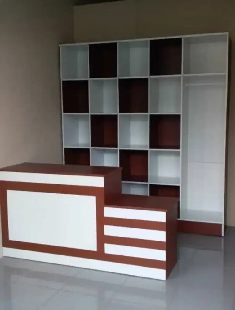 RAK LAUNDRY + MEJA KASIR ( SATU SET) MURAH MERIAH BAYAR COD