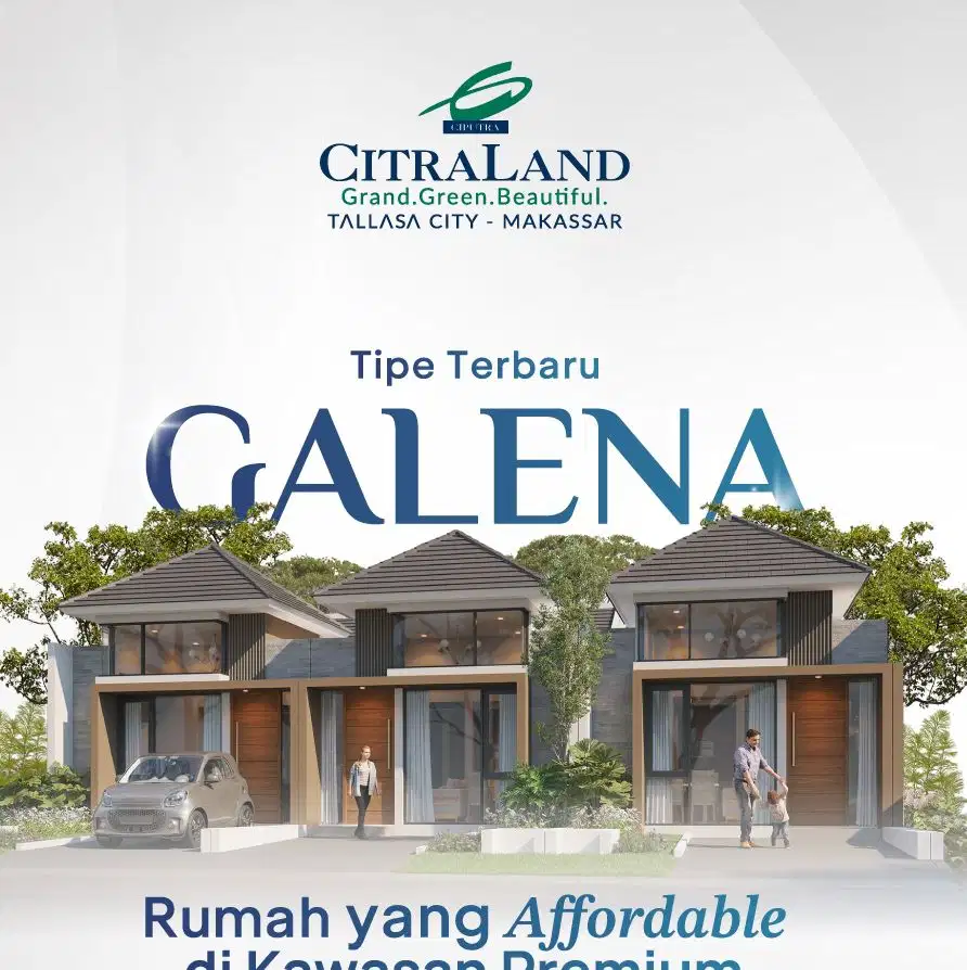Rumah Bagus dan cantik Cluster Silversand di CitraLand Tallasa