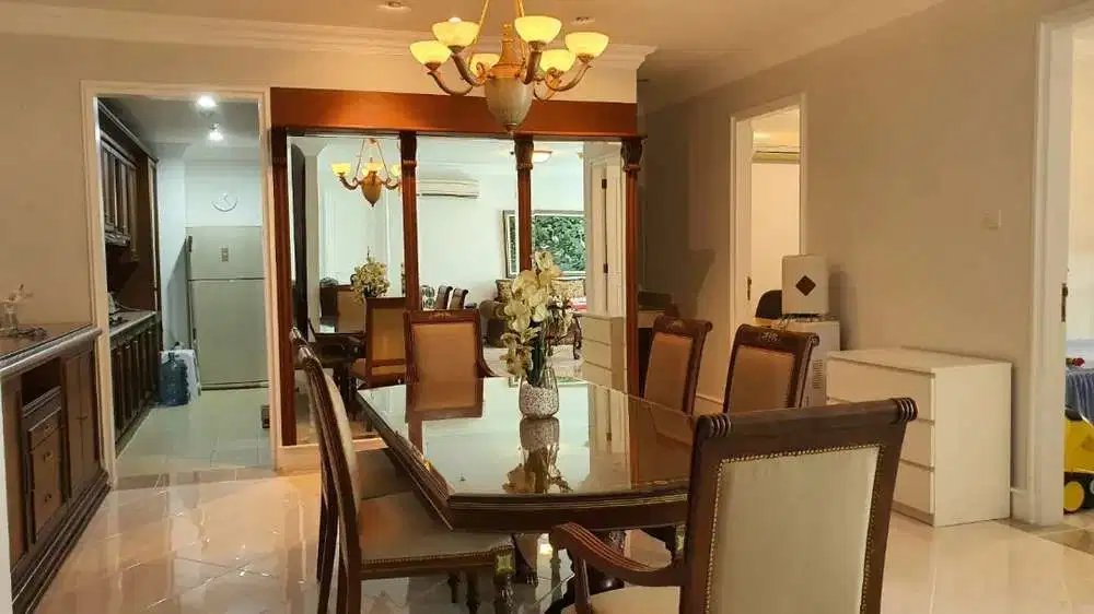 Disewa Apartemen Grand ITC Permata Hijau 3BR Furnish Kebayoran Jaksel