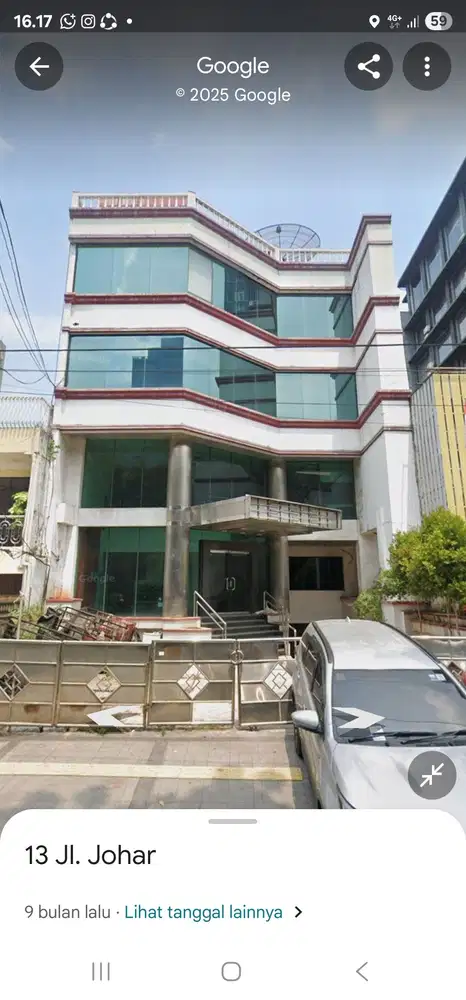 Sewa mini building Menteng dkt stasiun cikini menteng Jakpus