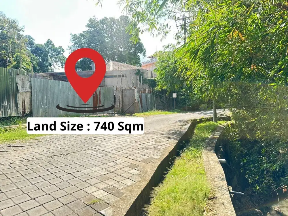 TANAH 740m² PADANG LINJONG CANGGU