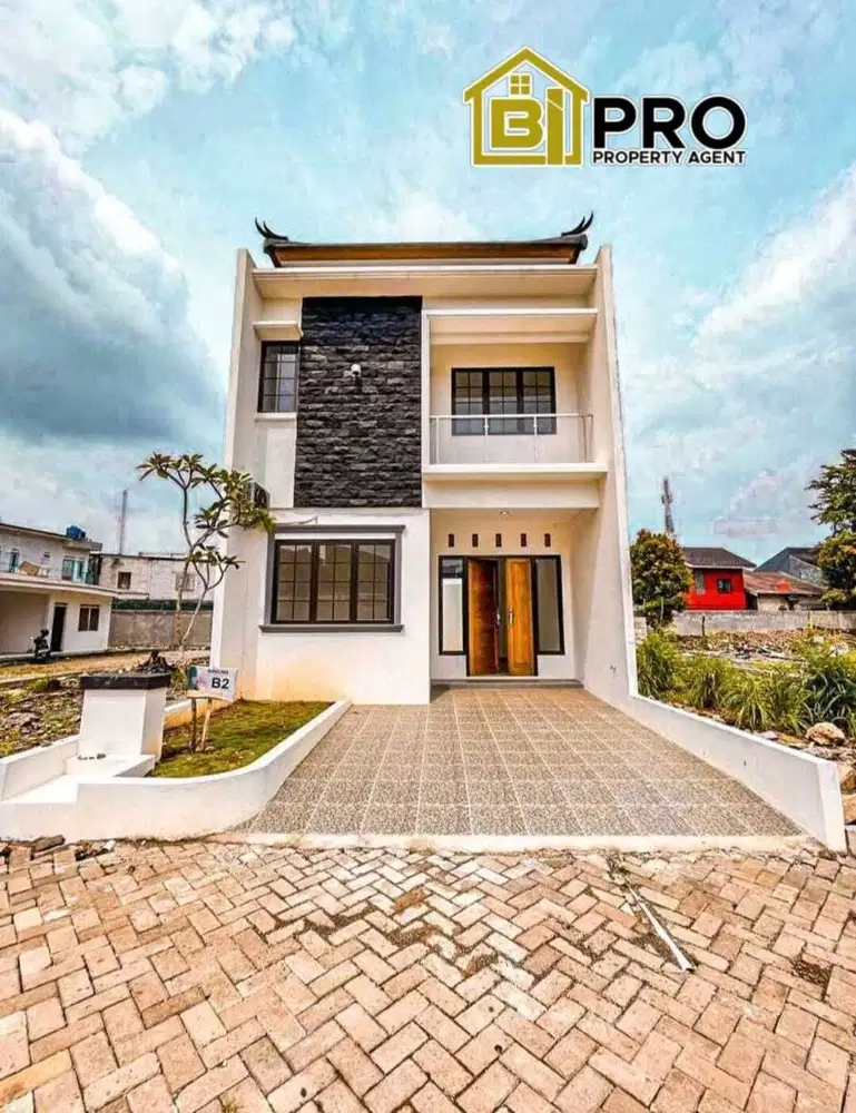 DI JUAL RUMAH GAYA BALI DEKAT TOLL CIJAGO DAN JL RAYA BOGOR