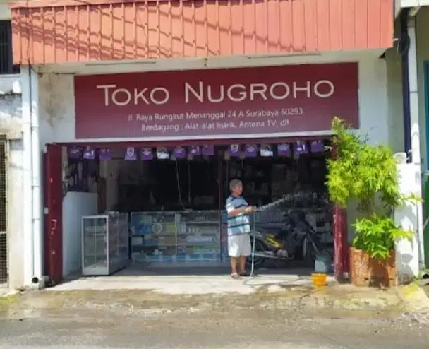 disewakan sewa gudang ruko murah depan pinggir jalan raya rungkut menanggal cocok untuk usaha