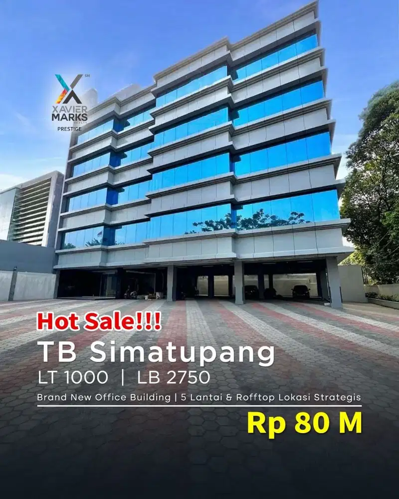 DIJUAL  Gedung Perkantoran Baru dekat Area T B Simatupang, Pondok Pina