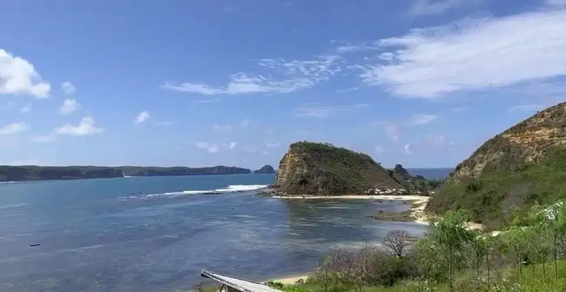 Tanah full view laut di Gerupuk dekat Kuta Mandalika