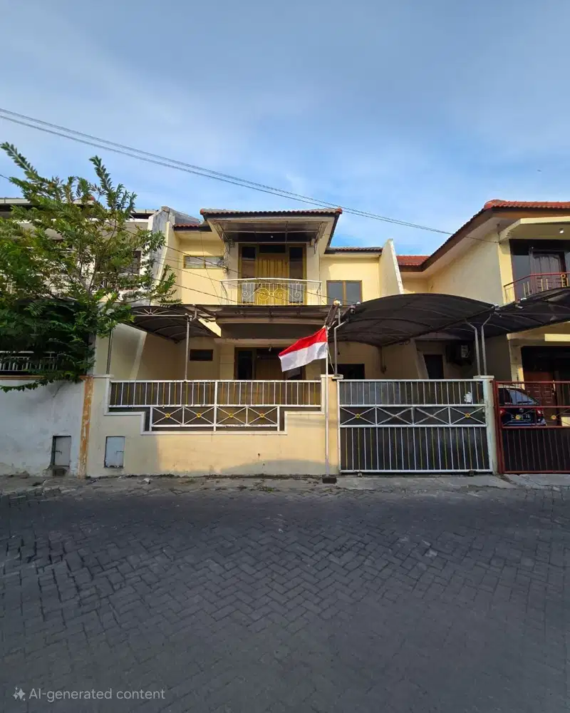 Disewakan Rumah Lebak Indah Siap Huni, Lebar 8, Dekat Pakuwon City