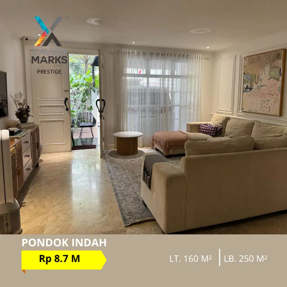 DIJUAL RUMAH SIAP HUNI JL. KARTIKA ALAM PONDOK INDAH JAKARTA SELATAN