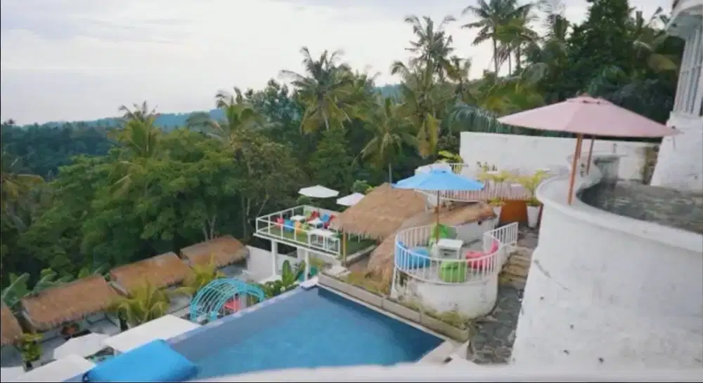 Restaurant Bukit view laut dan view kota di Lombok Barat