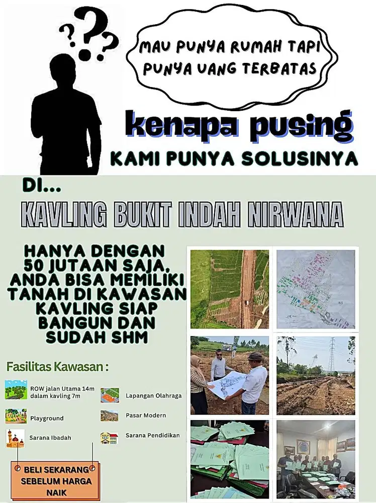 Dijual Tanah Kavling SHM Murah di Cikarang Bekasi