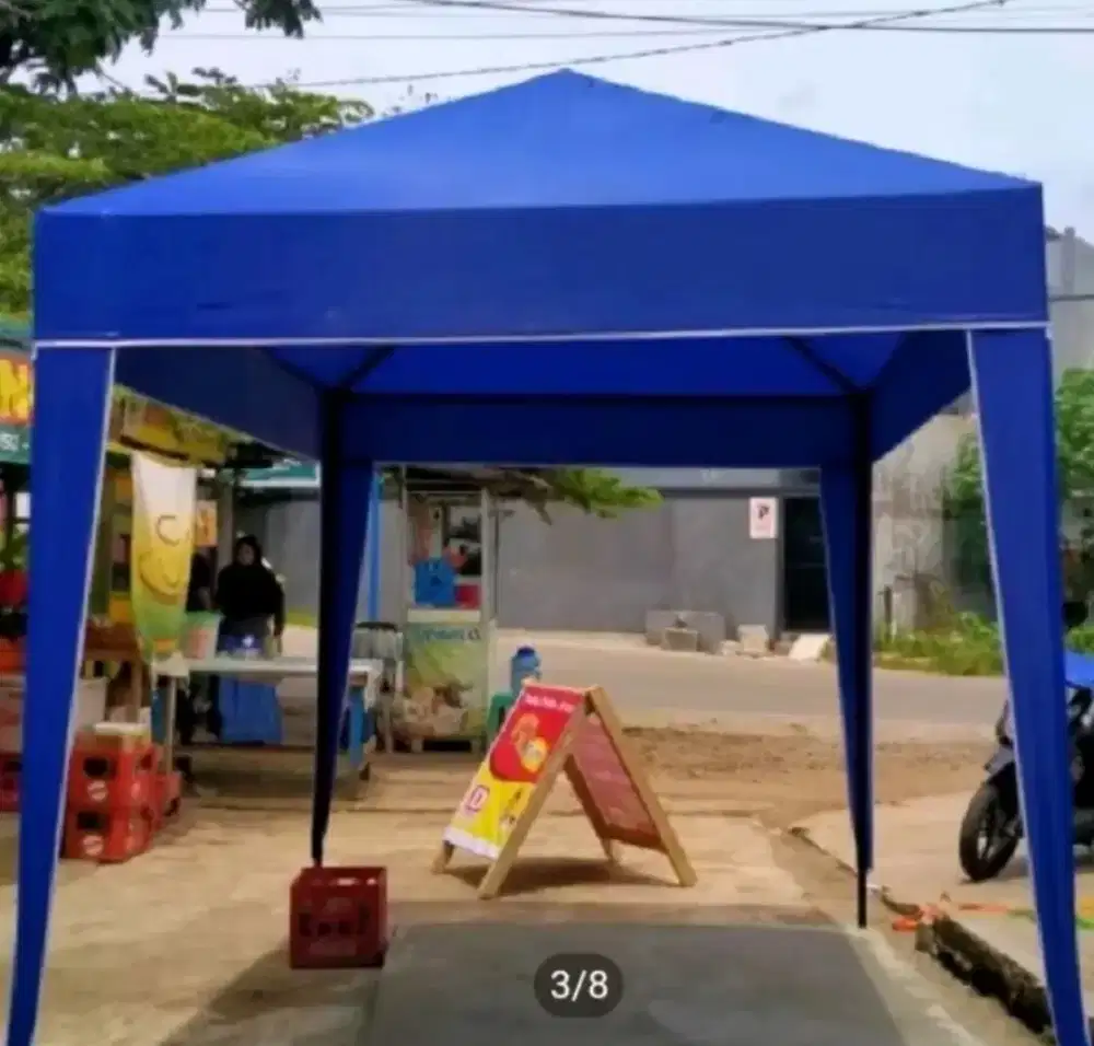 Tenda cafe minimalis