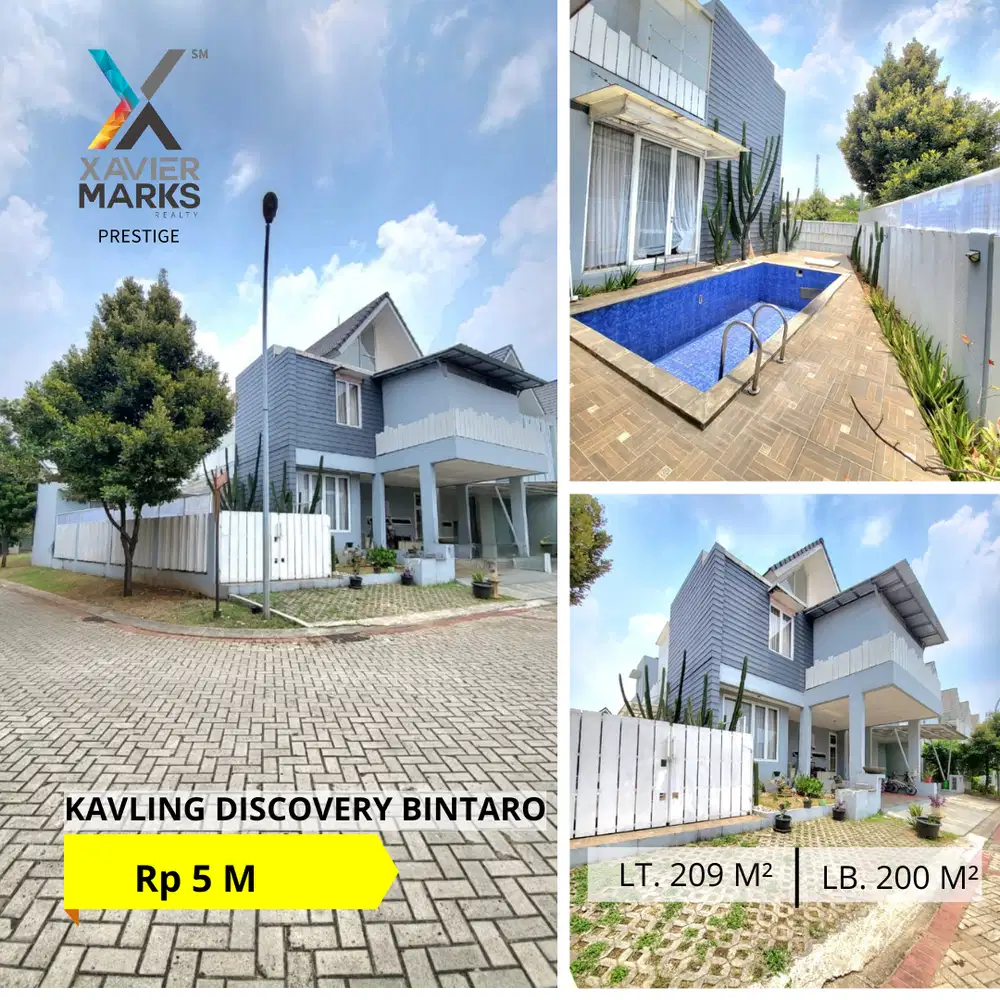 DIJUAL RUMAH SIAP HUNI KAVLING DISCOVERY BINTARO TANGERANG SELATAN