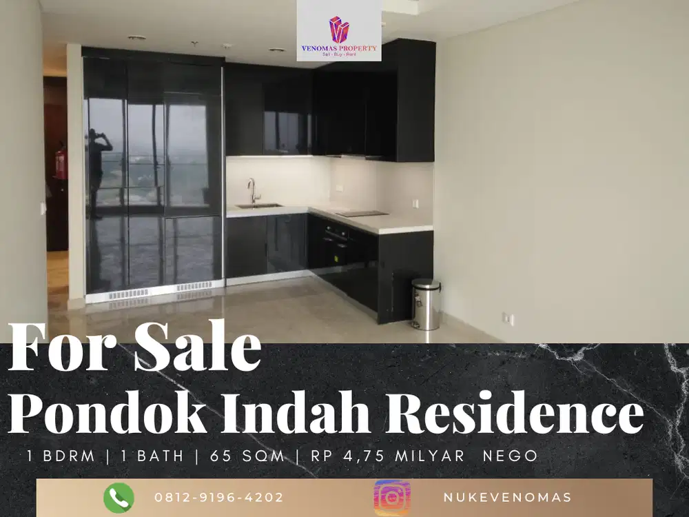 Dijual Apartement Pondok Indah Residence 1 Bedroom Tower Maya
