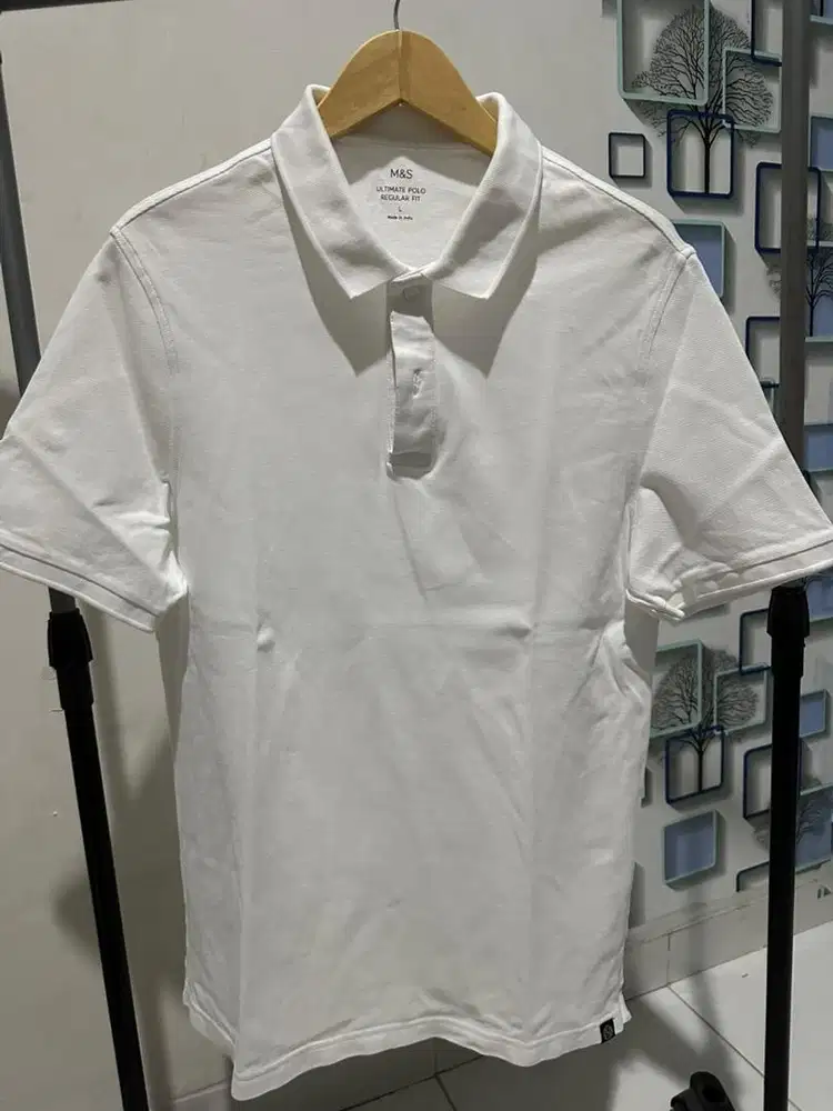 Polo Shirt Mark & Spencer White