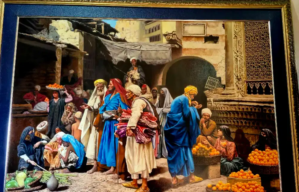 Dijual Termurah se Indonesia Harga Borongan BU 6 bh Lukisan Etnik, dll