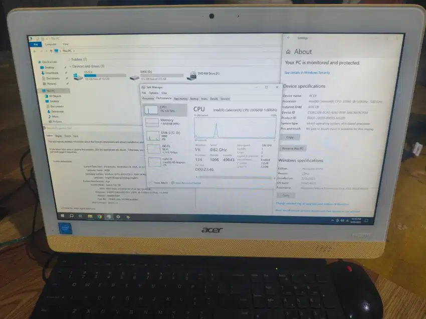 Komputer All In One Acer Aspire C20-720