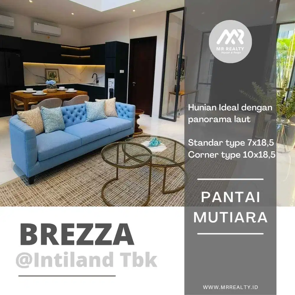 Rumah Townhouse Brandnew Brezza Pantai Mutiara Jakarta Utara