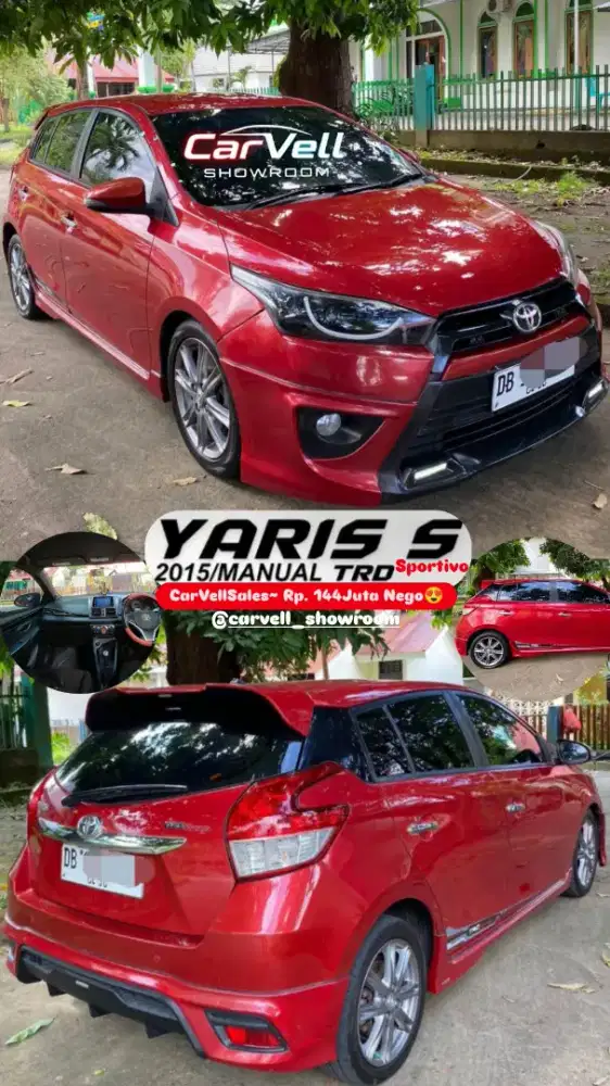 Toyota Yaris S TRD Sportivo Manual tahun 2015 Istimewah Bossku