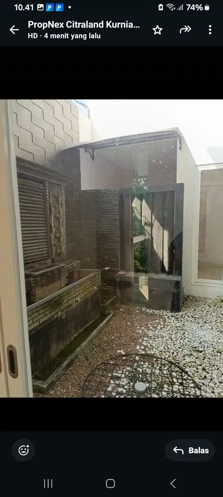 Disewakan rumah 2 lantai nyaman Lebar 8