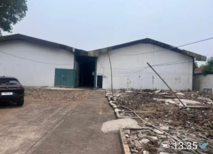 Hitung Tanah Gudang Batu Ceper Tangerang Jalur Container 40ft