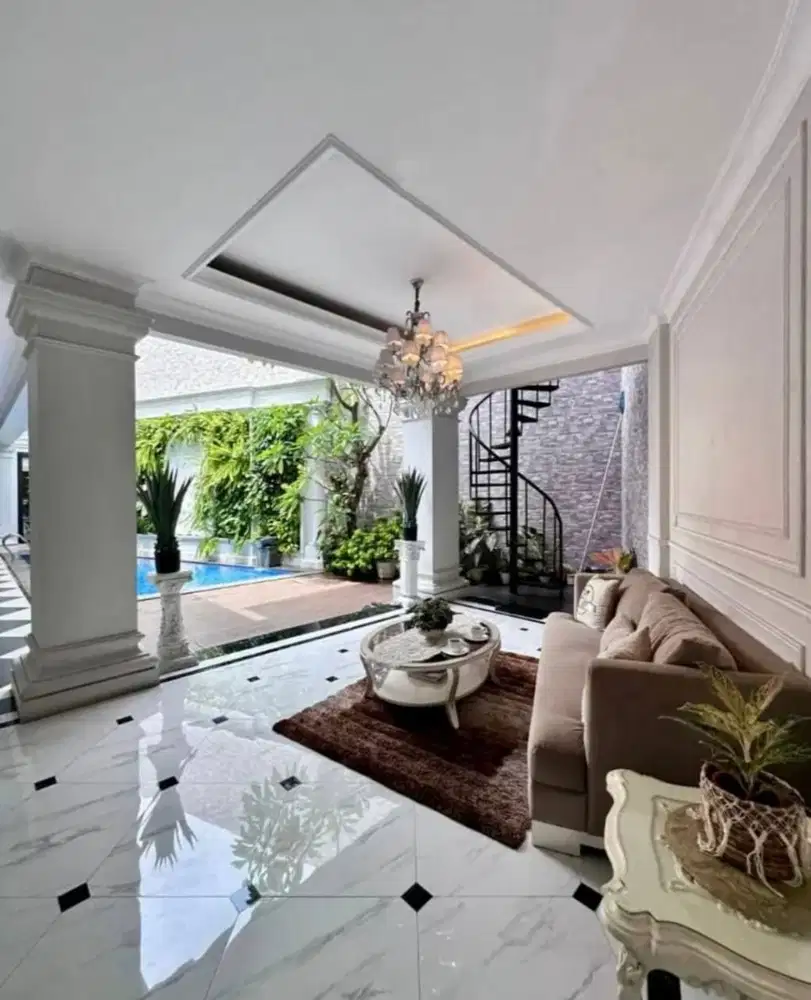 LXMMT 0148 Dijual Rumah Mewah Dengan Pool Area Pondok Indah Jakarta