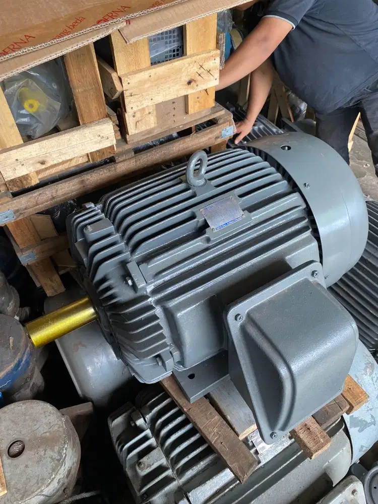 DINAMO TECO 50HP 37KW 4POLE RPM 1500 - ELEKTRO MOTOR PENGGERAK 3 PHASE