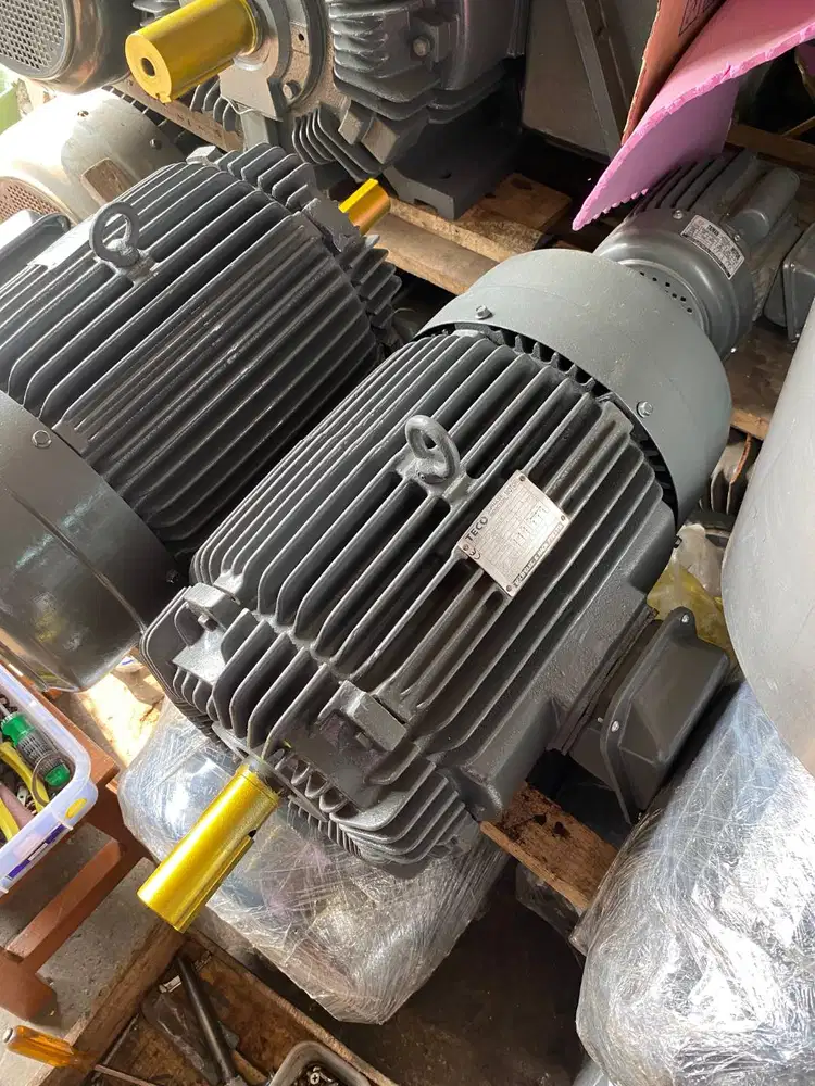 dinamo TECO 20hp 4pole 15kw 3phase elektro motor penggerak rpm 1500