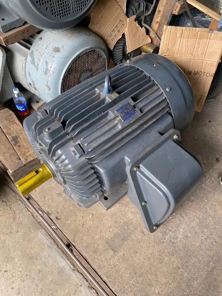TECO 100hp 4p 75kw Dinamo Elektro Motor 4 pole RPM 1500