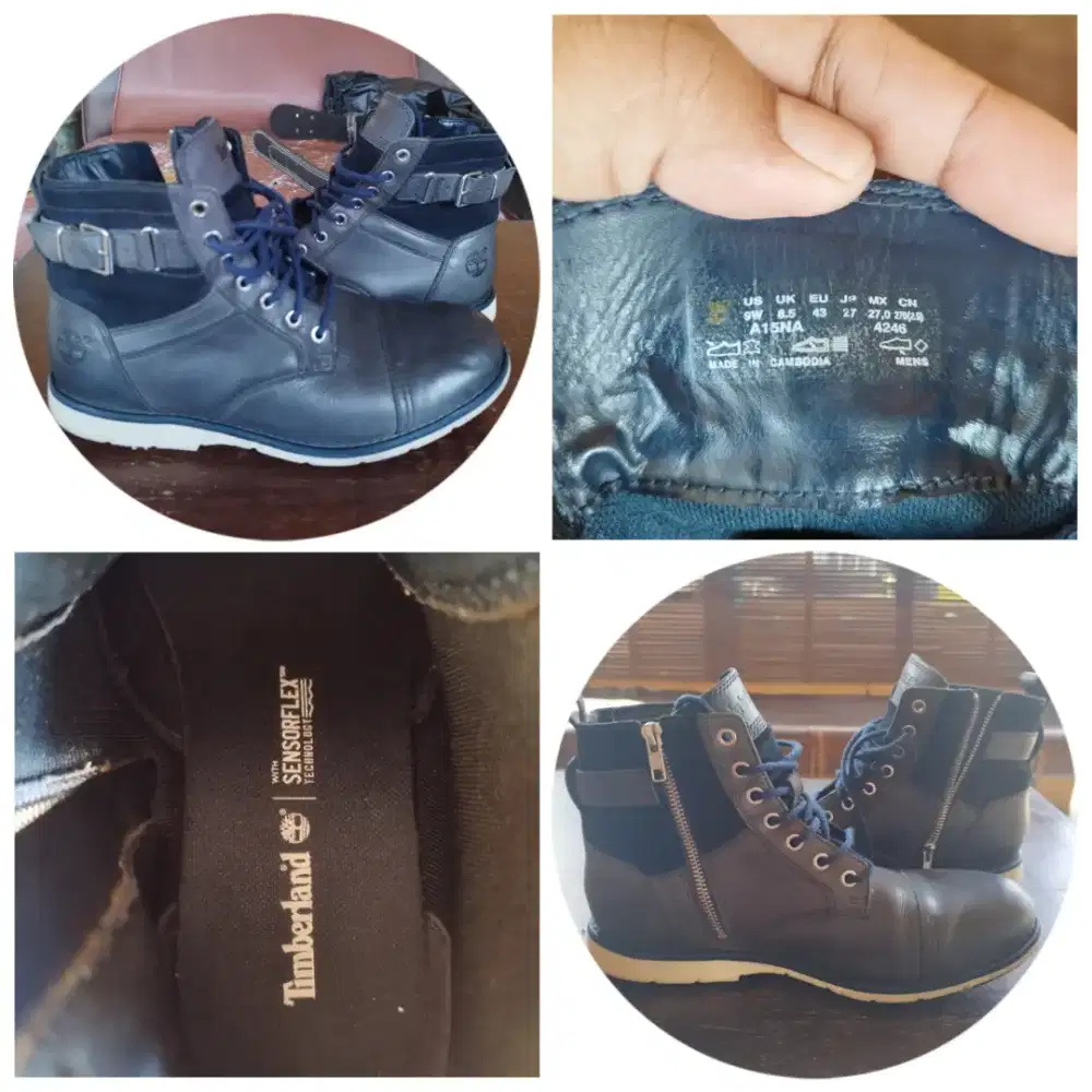 Sepatu boot timberland asli