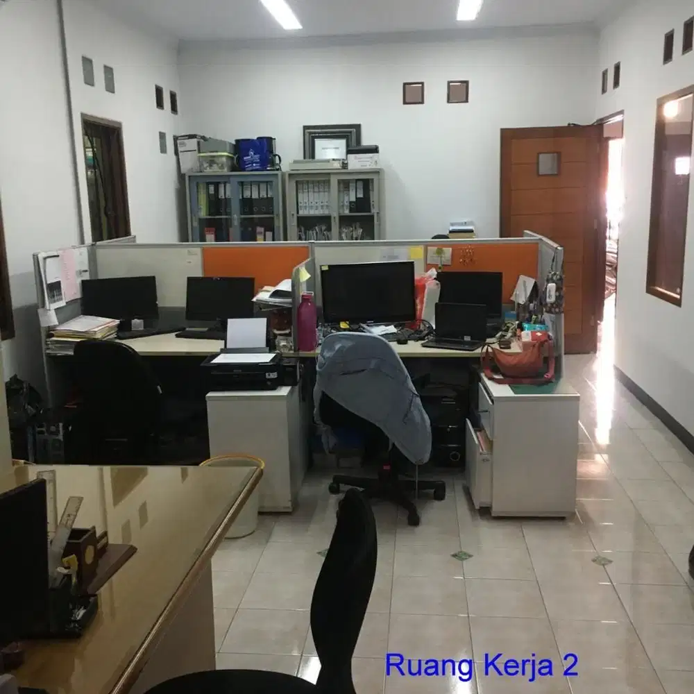 DIJUAL CEPAT BANGUNAN OFFICE DAN GUDANG DI BINONG CURUG JALAN UTAMA
