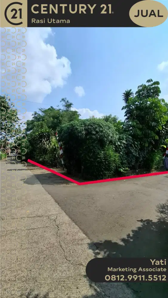 DIJUAL TANAH DI HARJAMUKTI CIMANGGIS DEPOK