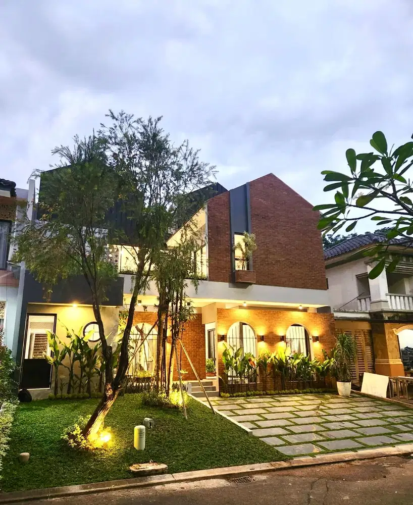 Rumah The Green Brand New Tropical Super Estetik Banyan Ville BSD City