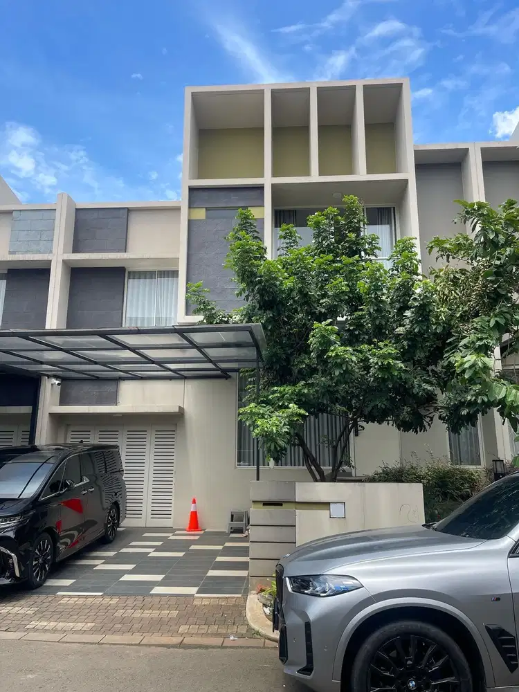 DIJUAL CEPAT RUMAH HADAP SELATAN CLUSTER MOZART GADING SERPONG
